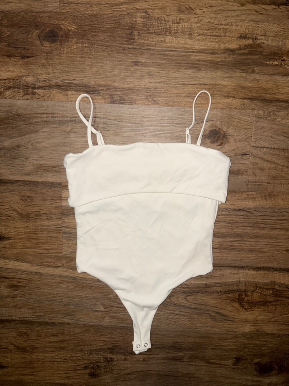 Forever 21 White Sculpting Bodysuit